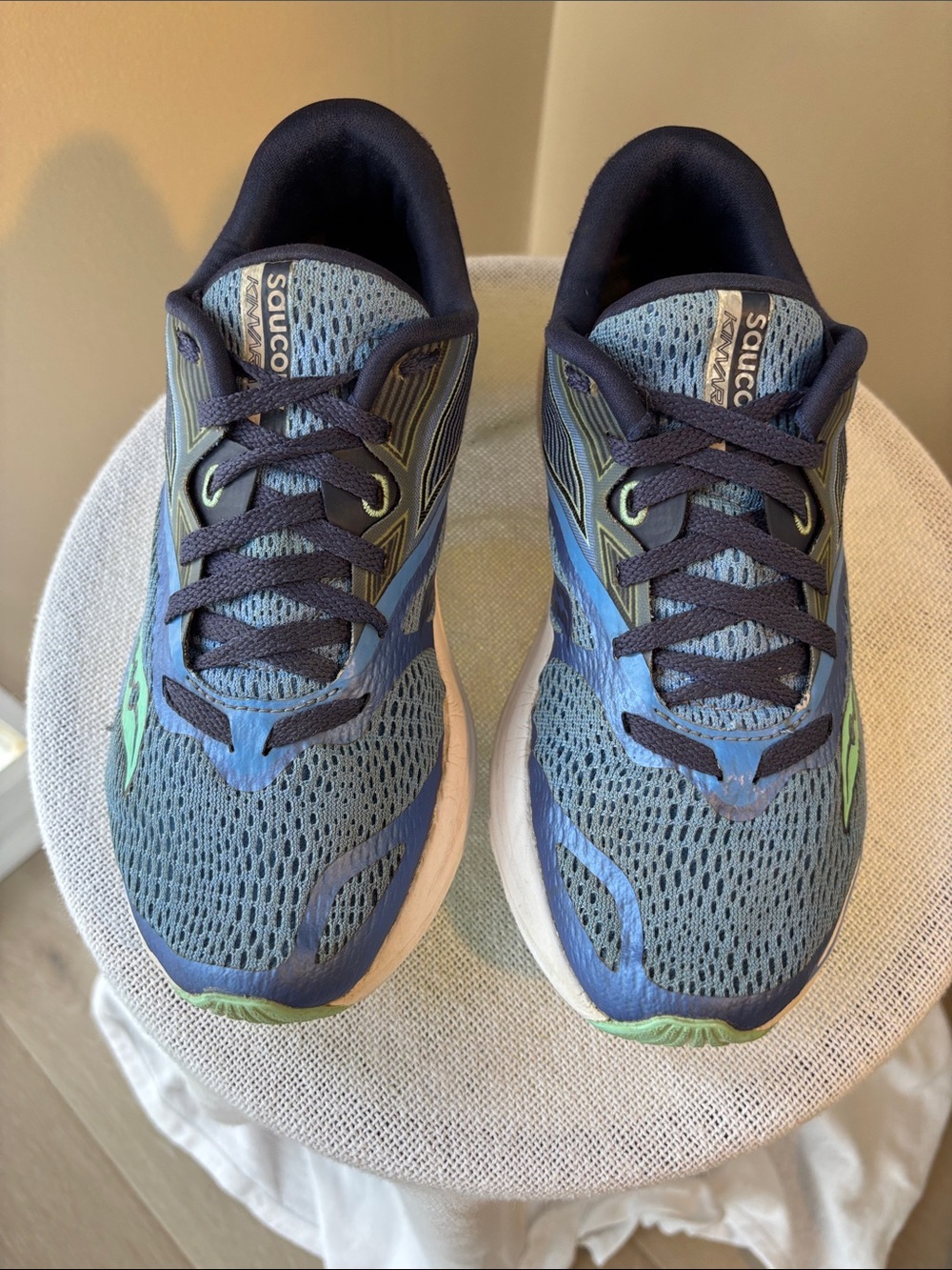 Saucony Kinvara 9 Women's running shoes Size 7 Blueish Purple & Teal